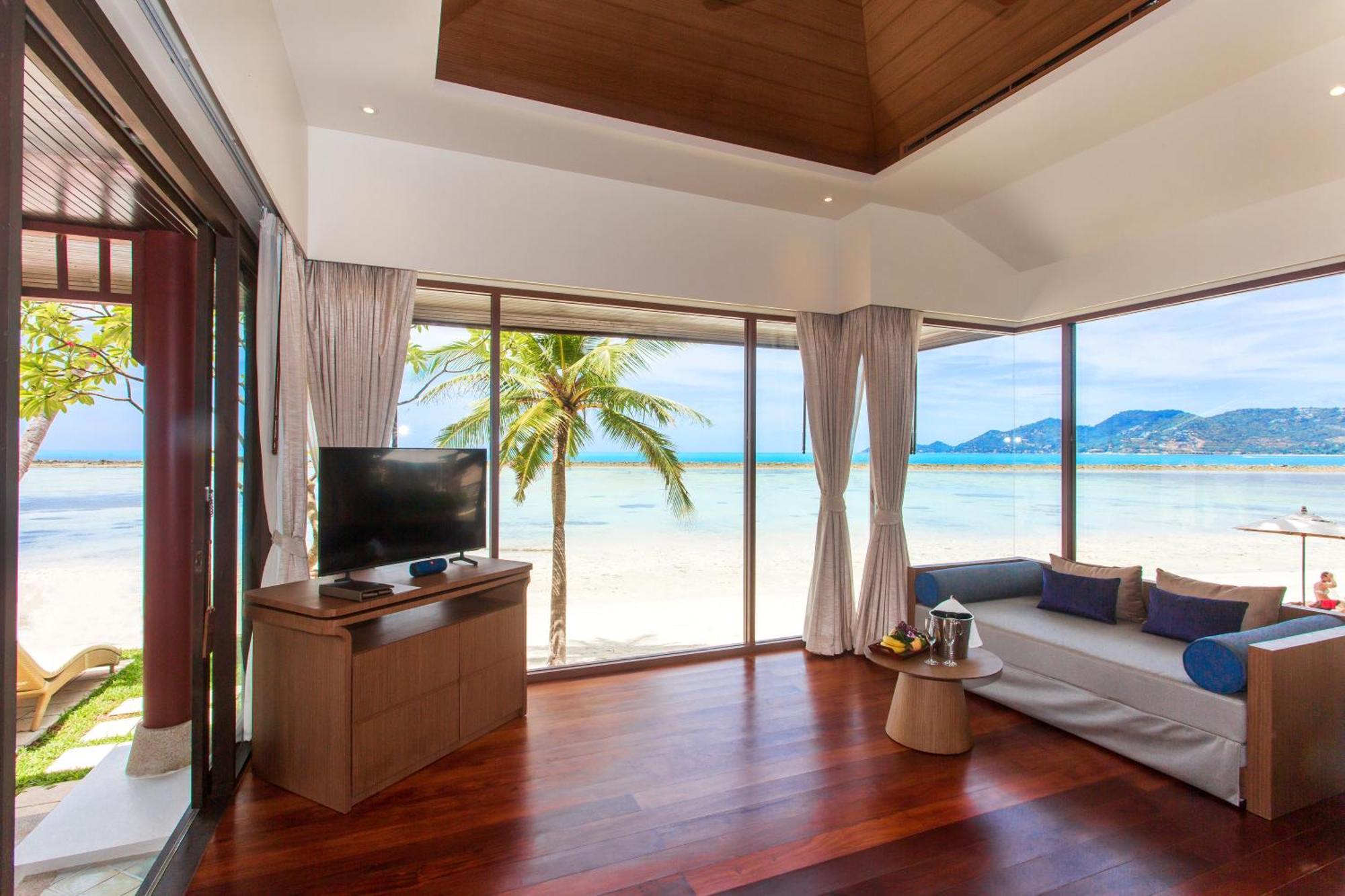 Chaweng Regent Beach Resort Exterior photo Living room of a beachfront pool villa